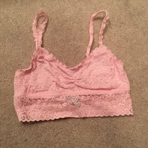 Pink Lace Bralette